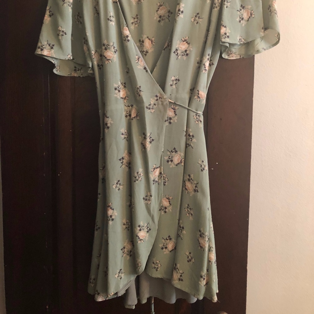 Reformation Adele Wrap Dress